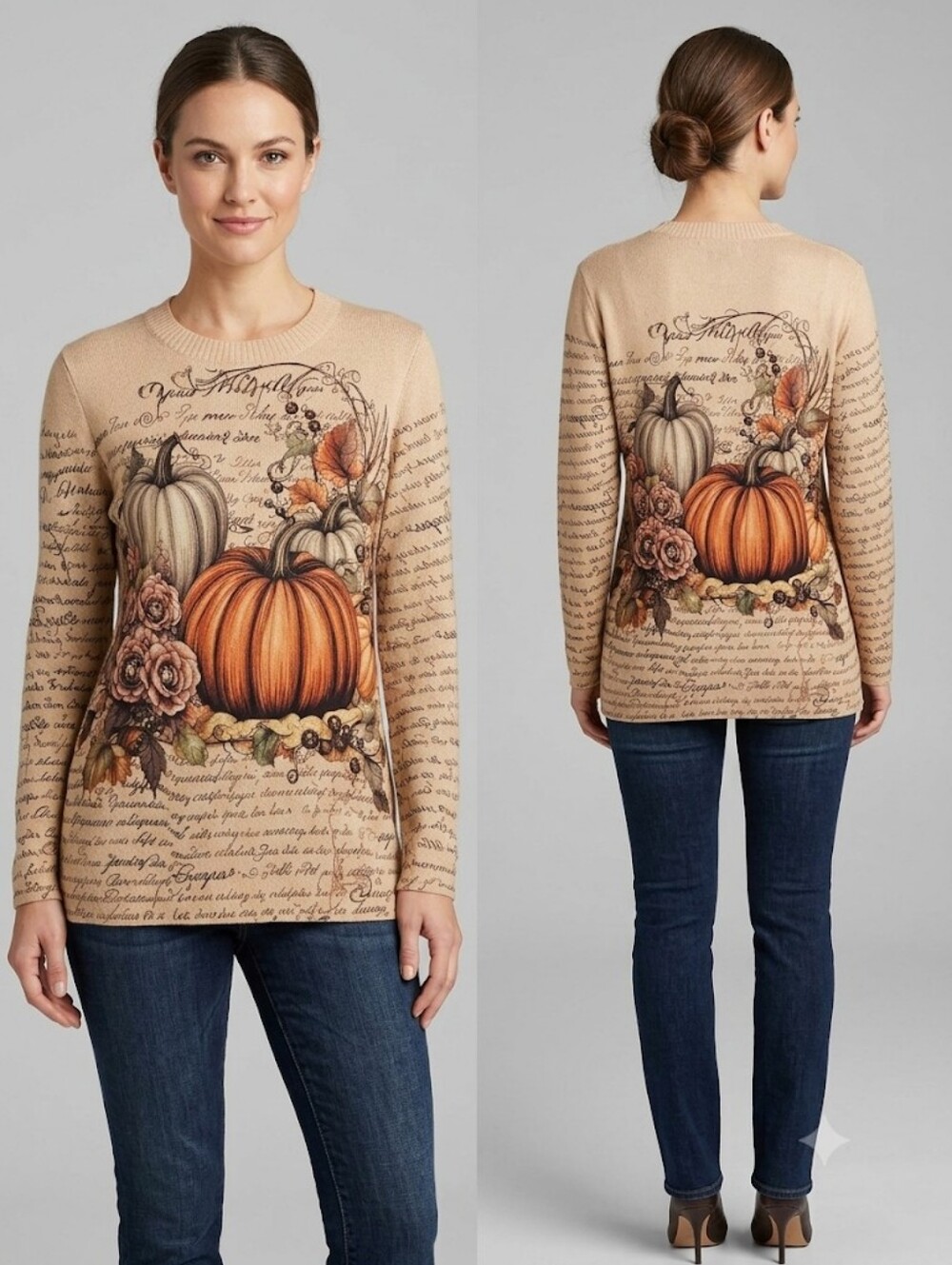 Boutique Fall Vibe Long-Sleeve Sweater
